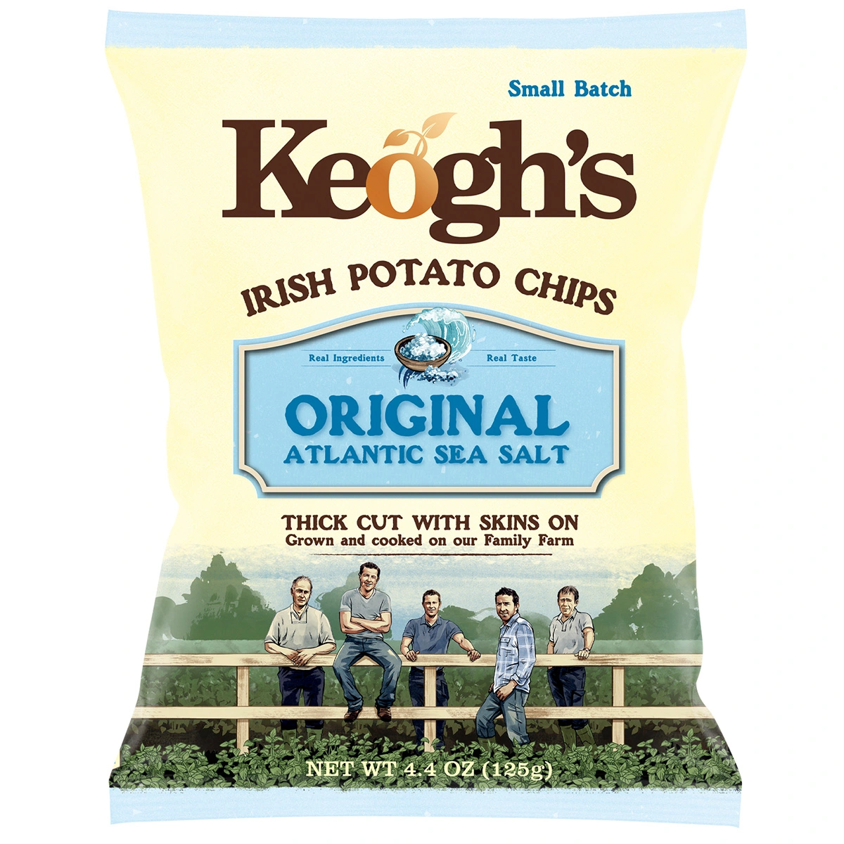 Keogh's Original Atlantic Sea Salt Crisps 125g